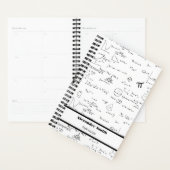 Zwart-wit Wiskunde vergelijkingen Planner (Display)