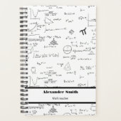 Zwart-wit Wiskunde vergelijkingen Planner (Voorkant)