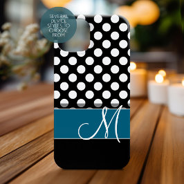 Zwart wit witte vlek Case-Mate iPhone 14 pro hoesje