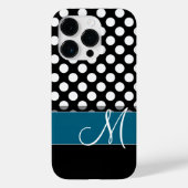 Zwart wit witte vlek Case-Mate iPhone case (Achterkant)