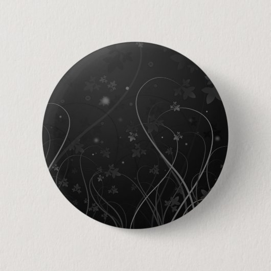 Zwart-wit WonderSwirl Ronde Button 5,7 Cm (Voorkant)
