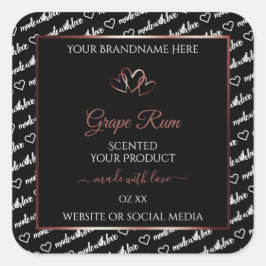 Zwart wit woord: label voor wolkenproduct Burgund 