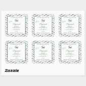 Zwart wit Word Cloud Product Labels Groen Logo (Vel)