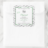 Zwart wit Word Cloud Product Labels Groen Logo (Tas)