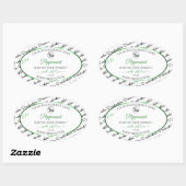 Zwart wit Word Cloud Product Labels Groen Logo (Vel)