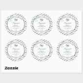 Zwart wit Word Cloud Product Labels Groen Logo (Vel)