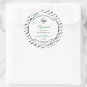 Zwart wit Word Cloud Product Labels Groen Logo (Tas)