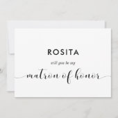 Zwart & wit wordt je mijn eredoctoraat kaart (Voorkant)