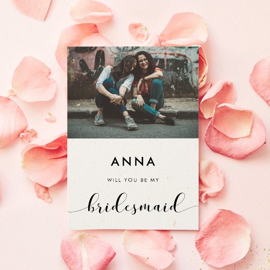 Zwart-wit Wordt mijn bruidfotokaart Kaart