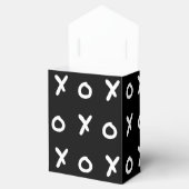 Zwart & Wit X O XO X&O's Trendy Cute Bedankdoosjes (Geopend)