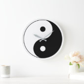 Zwart-wit Yin Yang Grote Klok (Huis)
