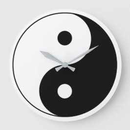 Zwart-wit Yin Yang Grote Klok
