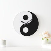 Zwart-Wit Yin Yang Grote Klok (Huis)