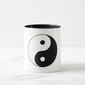 Zwart-wit Yin-Yang Mok (Midden)