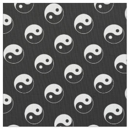 Zwart-wit Yin Yang Pattern Fabric Stof