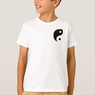 Zwart-wit Yin Yang Taoist-symbool T-shirt