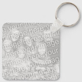 Zwart-wit YOGA-pose foto sleutelhanger cadeau (Achterkant)