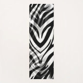 Zwart-wit Zebra Abstract Yogamat (Voorkant)
