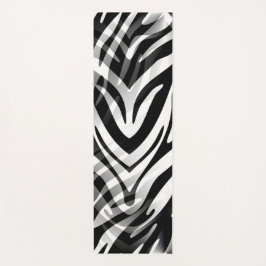 Zwart-wit Zebra Abstract Yogamat