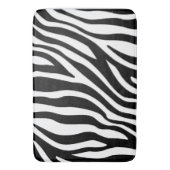 Zwart wit Zebra afdrukken Badmat (Voorkant Verticaal)