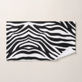 Zwart wit Zebra afdrukken Handdoek (Handdoek)