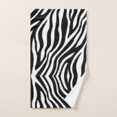 Zwart wit Zebra afdrukken Handdoek (Handdoek)