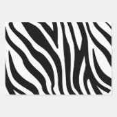 Zwart wit Zebra afdrukken Inpakpapier Vel (Voorkant 2)