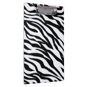 Zwart-wit Zebra Animal Pattern Print Klembord (Rechts)
