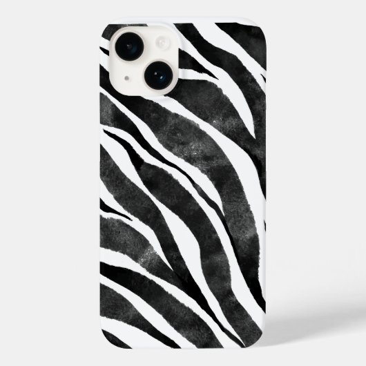 Zwart wit Zebra — Dierenafdrukken Case-Mate iPhone Case (Achterkant)