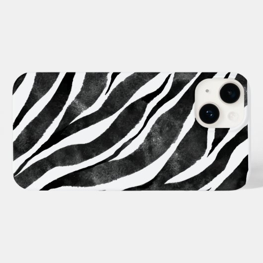 Zwart wit Zebra — Dierenafdrukken Case-Mate iPhone Case (Achterkant (horizontaal))