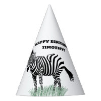 Zwart-wit Zebra in het gras