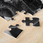 Zwart-wit Zebra Legpuzzel (Zijkant)