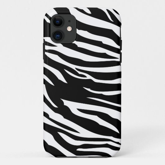 Zwart-wit Zebra Mate ID™ iPhone 5 Hoesje (Achterkant)