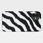 Zwart-wit zebra patroon Case-Mate iPhone case (Achterkant (horizontaal))