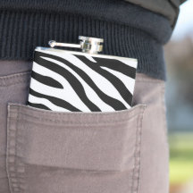 Zwart & Wit Zebra Patroon Safari Wrapped