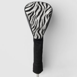 Zwart Wit Zebra Print Dierensafari Golfheadcover