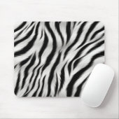 Zwart Wit Zebra Print Dierensafari Muismat (Met muis)