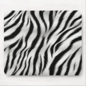 Zwart Wit Zebra Print Dierensafari Muismat (Voorkant)