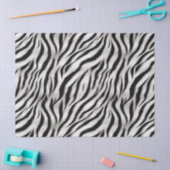 Zwart Wit Zebra Print Dierensafari Tissuepapier (Craft)