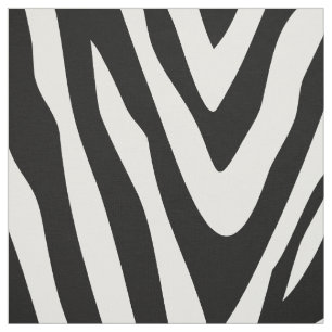 Zwart-wit zebra print op grote schaal stof