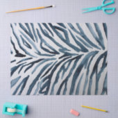 Zwart Wit Zebra Print Waterverf Tissuepapier (Craft)