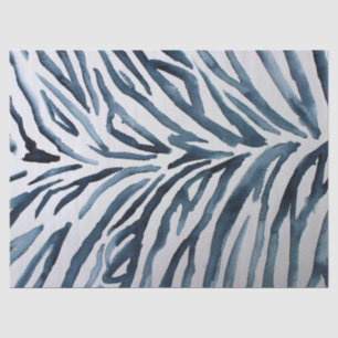 Zwart Wit Zebra Print Waterverf Tissuepapier