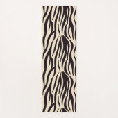 Zwart-wit Zebra skin print Yogamat (Voorkant)