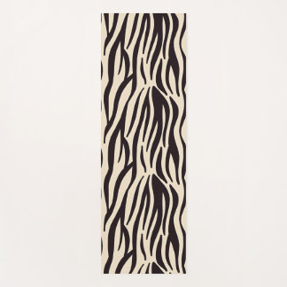 Zwart-wit Zebra skin print Yogamat