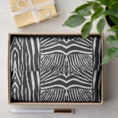 Zwart-wit zebra strepen tissuepapier (Geschenk)