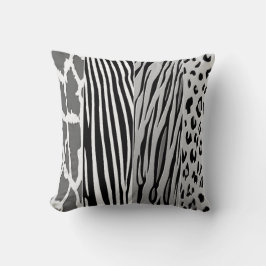 Zwart-wit Zebra Stripe Pillow, gedrukt Kussen