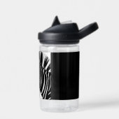 Zwart-wit Zebra Waterfles (Links)