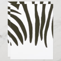 Zwart-wit zebraprint scrapbookpapier