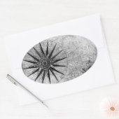zwart-wit zee kaart stickers DIY & craft (Envelop)