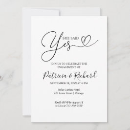 Zwart-wit zei ze: ja, feestdag aankondiging